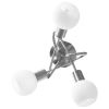 VidaXL Plafondlamp Met Keramieken Bolvormige Kappen Voor 3xe14 Wit online kopen