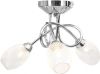 VidaXL Plafondlamp met verchroomde kappen voor 3 x G9 peertjes online kopen