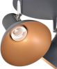 VidaXL Plafondlamp voor 3 peertjes E27 zwart en goud online kopen