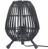 VIDAXL Tafellamp 60 W E27 20x27 cm wilgen zwart online kopen