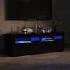 VidaXL Tv meubel Met Led verlichting 120x35x40 Cm Hoogglans Zwart online kopen