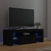 VidaXL Tv meubel met LED verlichting 120x35x40 cm zwart online kopen