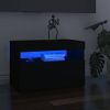 VidaXL Tv meubel met LED verlichting 60x35x40 cm zwart online kopen