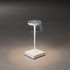 Konstsmide Konstmide Scilla Tafellamp 27 cm Mat wit online kopen