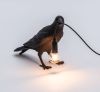 Seletti LED decoratie terraslamp Bird Lamp wachtend zwart online kopen