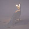 Seletti LED sfeerlamp Peacock Lamp, wit, glaskristallen online kopen