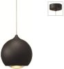Artdelight Hanglamp LED Denver Mat Zwart 10cm Ø online kopen