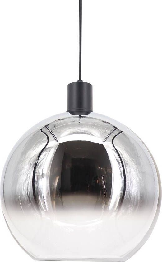 Lamponline Artdelight Hanglamp Rosario Ø 30 Cm Glas Chroom helder online kopen