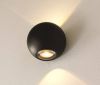 Artdelight Wandlamp LED Denver Mat Zwart IP54 10cm Ø online kopen