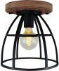 Freelight Plafondlamp Vintage Black Steel 35cm online kopen