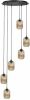 Highlight Hanglamp Castel Amber 6 Lichts 50cm Ø online kopen