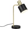Trio international Design bureaulamp Adam Zwart met goud R51041080 online kopen