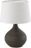 Trio international Tafellamp Martin 29cm aarde bruin met wit R50371026 online kopen