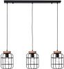 Brilliant hanglamp Gwen 3 lichts zwart Leen Bakker online kopen