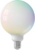 Calex Led Lamp Globe Smart Led G125 E27 Fitting Dimbaar 5w Aanpasbare Kleur Cct Rgb Mat Wit online kopen