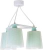 Dalber Kinderkamer hanglamp Vichy 3 lichts turquoise 80224H online kopen