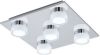 EGLO Romendo 1 Plafondlamp LED 32 cm Chroom Dimbaar online kopen