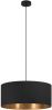 EGLO Hanglamp Zaragoza zwart/goud 1 lamp &#xD8, 53cm online kopen