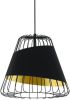 Eglo Design draadhanglamp Austell 43cm zwart met goud 49509 online kopen
