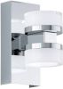 Eglo Led wandlamp Romendo 1 2x7, 2w 3000K 7cm chroom 96541 online kopen