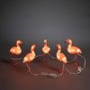 KONSTSMIDE Kerstfiguur Led acryl flamingo's, set van 5, 40 amberkleurige dioden(1 stuk ) online kopen