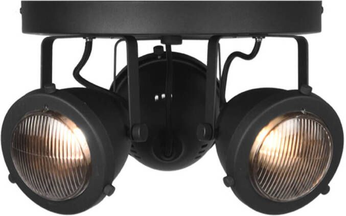Label51 Industriële spot Moto led 3 lichts zwart MT 2194 online kopen