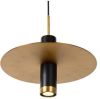 Lucide hanglamp Selin zwart/geelkoper 145xØ25 cm Leen Bakker online kopen