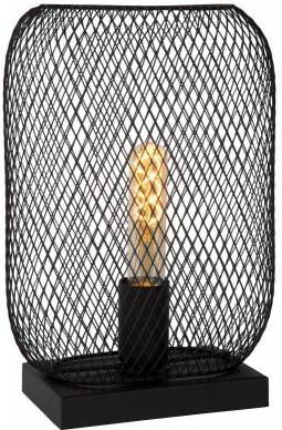 Lucide tafellamp Mesh zwart 23, 5x12x32, 5 cm Leen Bakker online kopen