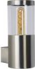 Lucide wandlamp buiten FEDOR IP44 mat chroom 10, 2x14, 5x23 cm Leen Bakker online kopen