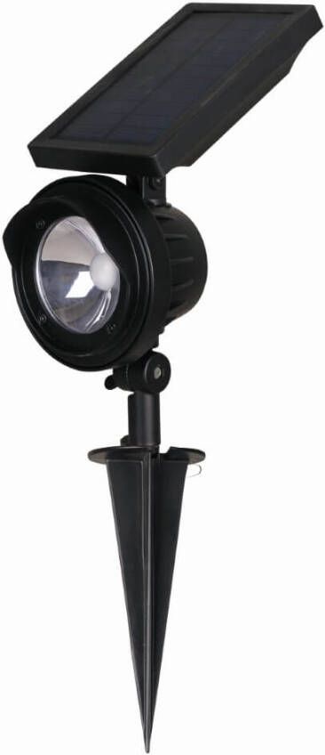 Luxform Tuinlamp Texas solar LED intelligent hybride zwart online kopen