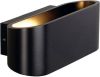 SLV verlichting Wandlamp Ossa R7S 18cm zwart 151450 online kopen