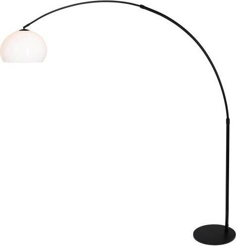 Steinhauer Vloerlamp Sparkled Light 9831 Zwart Kap Kunststof Wit online kopen