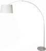 Steinhauer Vloerlamp Booglamp Sparkled Light 9674 Staal Witte Kap online kopen