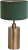 Steinhauer Brass tafellamp groen metaal 47 cm hoog online kopen