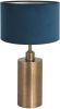 Steinhauer Brass tafellamp blauw metaal 47 cm hoog online kopen