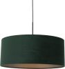Steinhauer Hanglamp Sparkled 50cm met groen velourse kap 8156ZW online kopen