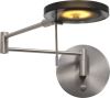 Steinhauer Led wand leeslamp Turound LED 10w 2700K 62cm RVS smoke glas 2734ST online kopen