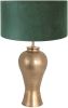 Steinhauer Brass tafellamp groen metaal 62 cm hoog online kopen