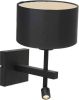 Steinhauer Stang wandlamp zwart kapdiameter 20 cm metaal online kopen
