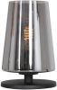 Steinhauer Ancilla tafellamp zwart glas 24 cm hoog online kopen