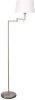 Steinhauer Vloerlamp Mexlite 154cm metaalgrijs met witte kap 5894ST online kopen