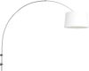 Steinhauer Sparkled Light wandlamp staal grof linnen witte lampenkap online kopen