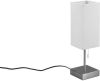 Reality Leuchten Tafellamp Ole met USB aansluiting, wit/nikkel online kopen