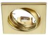Trio international Vierkante inbouwspot Jura 8cm goud 650000108 online kopen