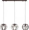 Brilliant hanglamp Basia 3 lichts zwart Leen Bakker online kopen