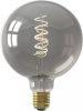 Trendhopper Calex LED Full Glass Flex Filament Globe Lamp 240V 4W 100lm E27 G125, Titanium 2100K Dimmable, energy label B online kopen