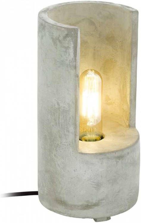 EGLO tafellamp Lynton 27 cm betonkleur Leen Bakker online kopen