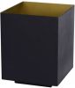 Lucide tafellamp Suzy zwart 12x12 cm Leen Bakker online kopen