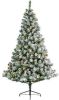 Merkloos Kunst Kerstboom Imperial Pine Met Sneeuw En Verlichting150 Cm Kunstbomen online kopen