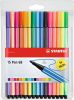 STABILO Premium Viltstift Pen 68 Etui Met 15 Kleuren 10 Standaard + 5 Neon Kleuren online kopen
